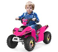 COSTWAY Quad avec Batterie 6V pour Enfant, Quad Électrique avec Marche Avant/Arrière, Fonctionnement Sécurisé et Vitesse Max de 4,5 km/h, Cadeau pour Garçons et Filles, Rose