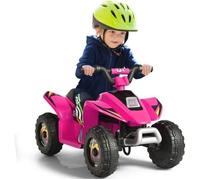 COSTWAY Quad Electriques pour Enfant 6 V 4,5 Km/H max. Voiture Buggy pour Enfants de 3Ans+ Rose