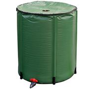 COSTWAY Réservoir Pliable Portatif 200L avec Récipient de Stockage d'eau de Filtre de Robinet, Réservoir Pliable Portatif 60x72CM Idéal pour l'Arrosage des Plantes de Jardin, Vert