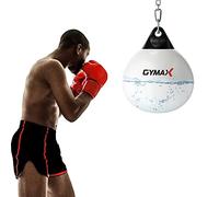 COSTWAY Sac de Frappe à Eau 45 x 58 cm avec Chaîne Métallique Réglable Charge Max 50KG, Entraînement Professionnel et Débutant avec Boucles d’Assurance, Fitness pour Maison Gym (Blanc)