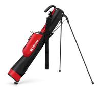 COSTWAY Sac de Golf Léger avec Pitch Putt pour Le Driving Range, Sac de Club de Golf Portable avec Parcours par 3 et Exécutifs Bandoulière Poche et Porte-Bouteille, pour Femmes/Hommes (Rouge)
