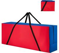 COSTWAY Sac de rangement du jeu 4 Gagnants, Sac de transport pour Jumbo 4 Gagnants, Sac de transport du jeu 4 Gagnants avec poignée ergonomique & fermeture éclair durable, (Jeu Non Inclus) (Petit)