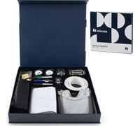 COSTWAY Set d'accessoires de golf avec 3 balles de golf, tees, serviette, ceinture, casquette de golf, diapason, marqueur de balle & sac en tissu pour femmes