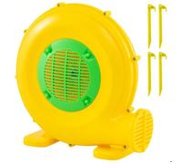 COSTWAY Souffleur Électrique 450W - 1650 pa avec Poignée Pratique & Piquets de Sol pour Château Gonflable, Toboggan Aquatique