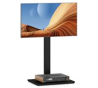 COSTWAY Support TV sur Pied Mobile pour Téléviseurs 32" à 70", Support TV Réglable en Hauteur avec Base Extra Large, 600 x 400 mm