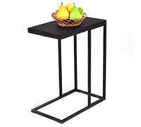 COSTWAY Table d’Appoint Table Basse Bouts de Canapé pour Salon Chambre 28 x 48 x 59 CM Noire