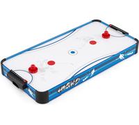 COSTWAY Table de air hockey, table de jeu air hockey avec moteur 12V, 2 palets &2 poussoirs, air hockey électrique, hockey de table, hockey sur glace pour enfants adultes