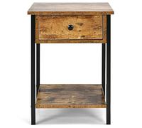 COSTWAY Table de Chevet 40 x 40 x 54 cm