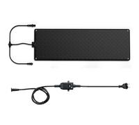 COSTWAY Tapis Chauffant d’Extérieur pour Déneigement, Tapis de Fonte de Neige Imperméable Vitesse 5 cm/h avec Prise Anti-Fuite Caoutchouc Antidérapant, pour Escaliers Allées (avec Câble Alimentation)
