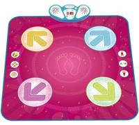 COSTWAY Tapis de Danse Enfants, Tapis Musical avec Lumières Led, Jeu de Mémoire & 8 Musique, Jouets de Danse, Cadeaux d'Anniversaire pour Filles Garçons 3+ Rose