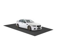 COSTWAY Tapis de Sol pour Garage Imperméable, Tapis Antidérapant Voiture Réutilisable et Lavable avec Ruban Adhésif Double Face, Absorbant pour Déversement d'Huile, Gris (600 x 220 cm)