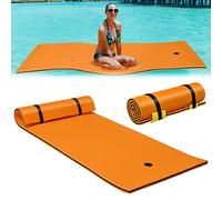 COSTWAY Tapis Flottant en Mousse XPE 100 KG (Orange)