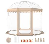 COSTWAY Tente Bulle Transparente Pop-up Imperméable