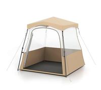 COSTWAY Tente Bulle Transparente Pop-up pour Extérieur (160 x 160 x 176 cm)