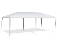 COSTWAY Tente de jardin 6x3m Tente de réception, tente de jardin Pavillon, pour les fêtes, les activités & le camping