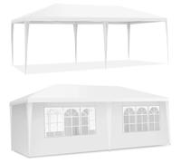 tonnelle de Jardin 3x6M giantex avec 6 murs amovibles et fenêtre sur côté, pour fête, mariage, bbq etc G