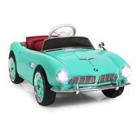 COSTWAY Voiture électrique pour enfants 12 V, véhicule électrique BMW 507 avec télécommande de 2,4 G, lumières avant et arrière, musique et klaxon, portes ouvertes et roues résistantes