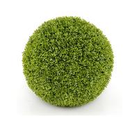 Costway2 Boules de Buis Artificielles 39 cm Résistantes aux UV Plantes en Boules de Faux Sphères Végétales Décoratives pour Intérieur Extérieur