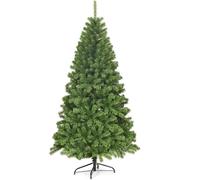 CostwayArbre de Noël Artificiel 180CM Ouverture Automatique des Branches avec Support en Métal