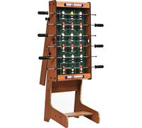 CostwayBaby-Foot Pliable Table de Jeu de Football pour Adultes et Enfants à Partir de 8 Ans 70 x 36 x 59 CM