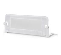 CostwayBarrière de Lit Pliable avec Housse en Tissu Oxford Détachable pour Lit de Bébé Lit Simple Double Queen et King Size Blanc