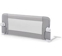 CostwayBarrière de Lit Pliable avec Housse en Tissu Oxford Détachable pour Lit de Bébé Lit Simple Double Queen et King Size Gris