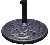 CostwayBase/Pied de Parasol Support pour parasol rond Convient pour poteau Diamètre de 38mm ou 48mm, Modèle 1, Bronze