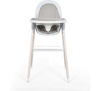 CostwayChaise Haute Bébé Convertible 3-en-1 Hauteur Réglable Siège Inclinable avec Plateau Amovible Repose-pieds Sac de Rangement