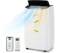 CostwayClimatiseur Mobile 12000 BTU 4 en 1 Refroidissement Chauffage Ventilateur Déshumidificateur Minuterie 24H pour jusqu'à 42m²