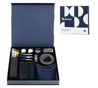 CostwayCoffret Cadeau de Golf pour Homme Ensemble Complet d'Accessoires de Golf avec Balles Tees Serviette Ceinture Chapeau Outil de Divot