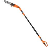 CostwayElagueuse sur Perche Télescopique 212-286 cm 750W Tête Réglable Vitesse de chaîne 11 m/s Tige en Aluminium Rétractable A Angle de Coupe Réglable