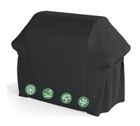 CostwayHousse Barbecue Exterieur Bâche de Protection Résistante aux Intempéries avec Poignées Cordon Élastique 151 x 71 x 113 cm Noir