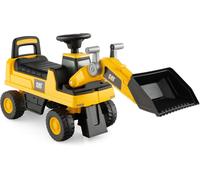 CostwayJouet Bulldozer Porteur Enfants avec Godet Réglable Pelle Excavatrice
