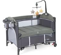 CostwayLit Parapluie avec 4 Hauteur Réglables Agitation 5-10°Charge 15kg Vert