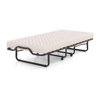 CostwayLit Pliable 80 x 200 cm avec Matelas en Mousse à Mémoire de Forme & Fibre Hypoallergénique Lit pour Invités Pliable Fabriqué en Italie