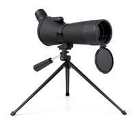 CostwayLongue Vue 20-60x60 avec Prisme BAK4 HD et Lentilles MC Télescope d?Observation Puissante à Trépied Réglage Adaptateur Smartphone Noir