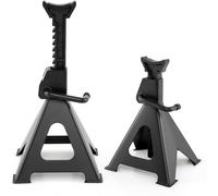 CostwayLot de 2 Crics de Levage de 6 T pour Tout Type de Véhicule Cric de Levage de Voiture en Métal Robuste Hauteur Réglable 36-58,5 cm