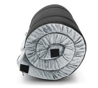 CostwayMatelas de Camping avec Mousse à Mémoire de Forme Étanche pas de Gonflage Sac de Rangement Portatif 183 x 62,5 x 6,5 cm Gris