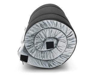 CostwayMatelas de Camping avec Mousse à Mémoire de Forme Étanche pas de Gonflage Sac de Rangement Portatif 183 x 62,5 x 6,5 cm Gris