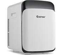 CostwayMini Réfrigérateur 15L 2 en 1 Mini Frigo Portable Fonction de Refroidissement et de Chauffage