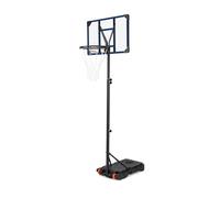 CostwayPanier de Basket-Ball Hauteur Réglable 206-273,5 cm Support de Basketball Mobile avec Planche 82 cm Base à Remplir et Roues Portable Bleu