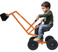 CostwayPelle Enfant Pelle de Bac à Sable Excavatrice de Sable Pelle pour Enfants Excavatrice Assise de Bac à Sable Excavatrice Métallique