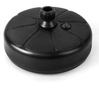 CostwayPied de Parasol Socle Parasol Extérieur en HDPE pour Parasol 38mm Rempli de 15Kg Sable / 9,5L Eau Dia.37 x H19 cm