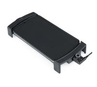 CostwayPlancha Électrique 2150W Plaque de Cuisson en Aluminium Moulé avec Thermostat Intégré Température Réglable 44 x 24 cm Noir