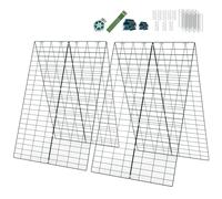 CostwayPlante Grimpante de Jardin 2 Pièces Support de Croissance pour Plantes Grimpantes Légumes Fruits