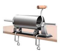 CostwayPoussoir à Saucisses Machine à Saucisses Viande Hachée 4kg en Acier Inoxydable 4 tubes diamètre 17, 21, 25, 29 mm
