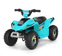 CostwayQuad Buggy Electrique pour Enfant 6 V 4,5 Km-H MAX Voiture pour Enfants de 3 Ans+ Bleu