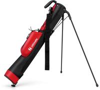 CostwaySac de Golf Léger avec Trépied Sac de Golf Pitch n Putt pour Aire de Practice Parcours Par 3 et Exécutifs Sac de Golf Rouge