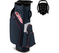CostwaySac de Golf pour Chariot Sac de Golf Léger avec 14 Compartiments sur le Dessus Sac de Rangement Portable pour Clubs de Golf Bleu