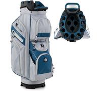 CostwaySac de Golf pour Chariot Sac de Golf Moulé avec Fermeture à Glissière et 14 Compartiments Pleine Longueur Sac de Golf Léger Bleu